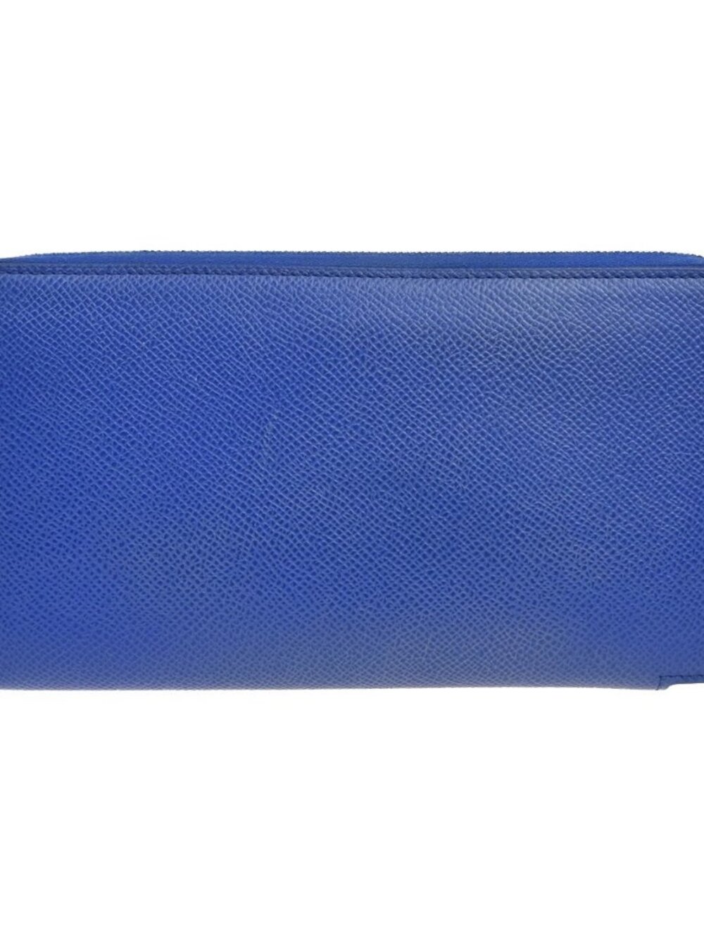 HERMES Azap Silk In Zip Around Long Wallet Epsom Leather Blue SHW France 38RL950 - Picture 3 of 16